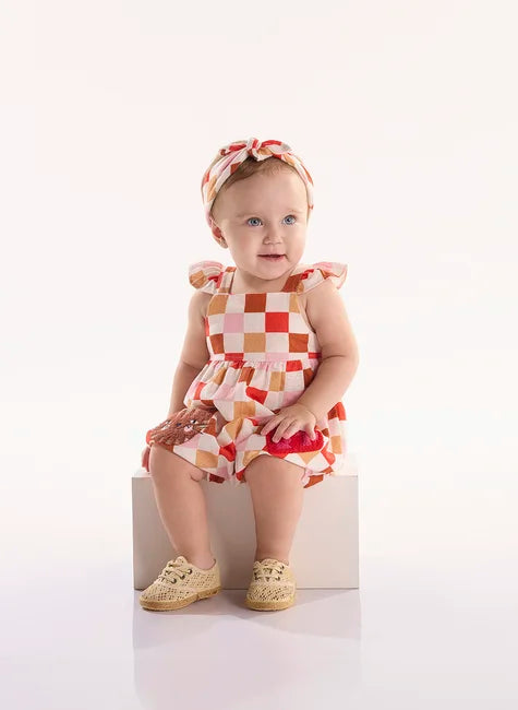 MACAQUINHO EM VISCOLINHO Xadrez  Ref. 62260