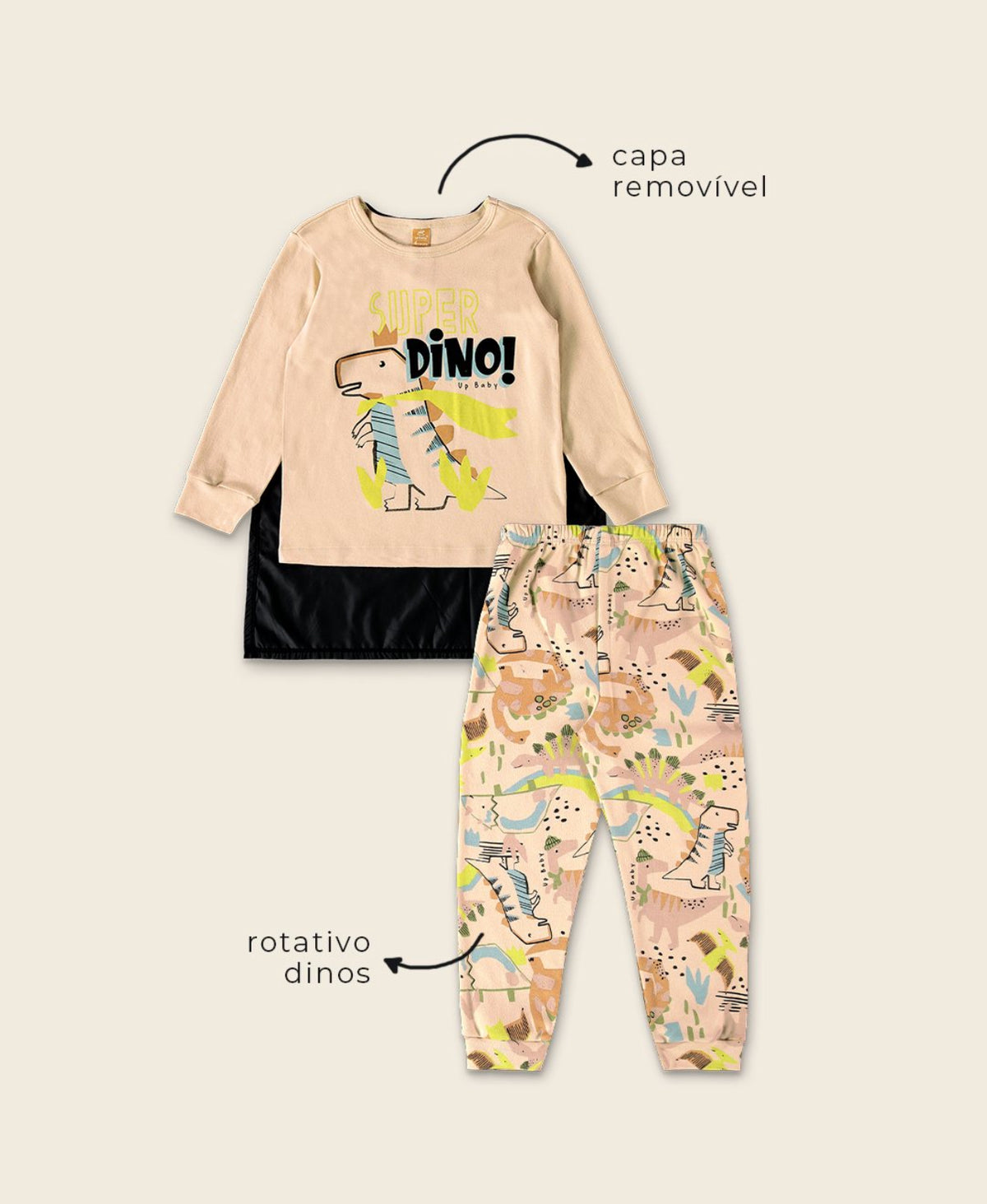 PIJAMA CAMISETA E CALCA EM SUEDINE Ref: 45055