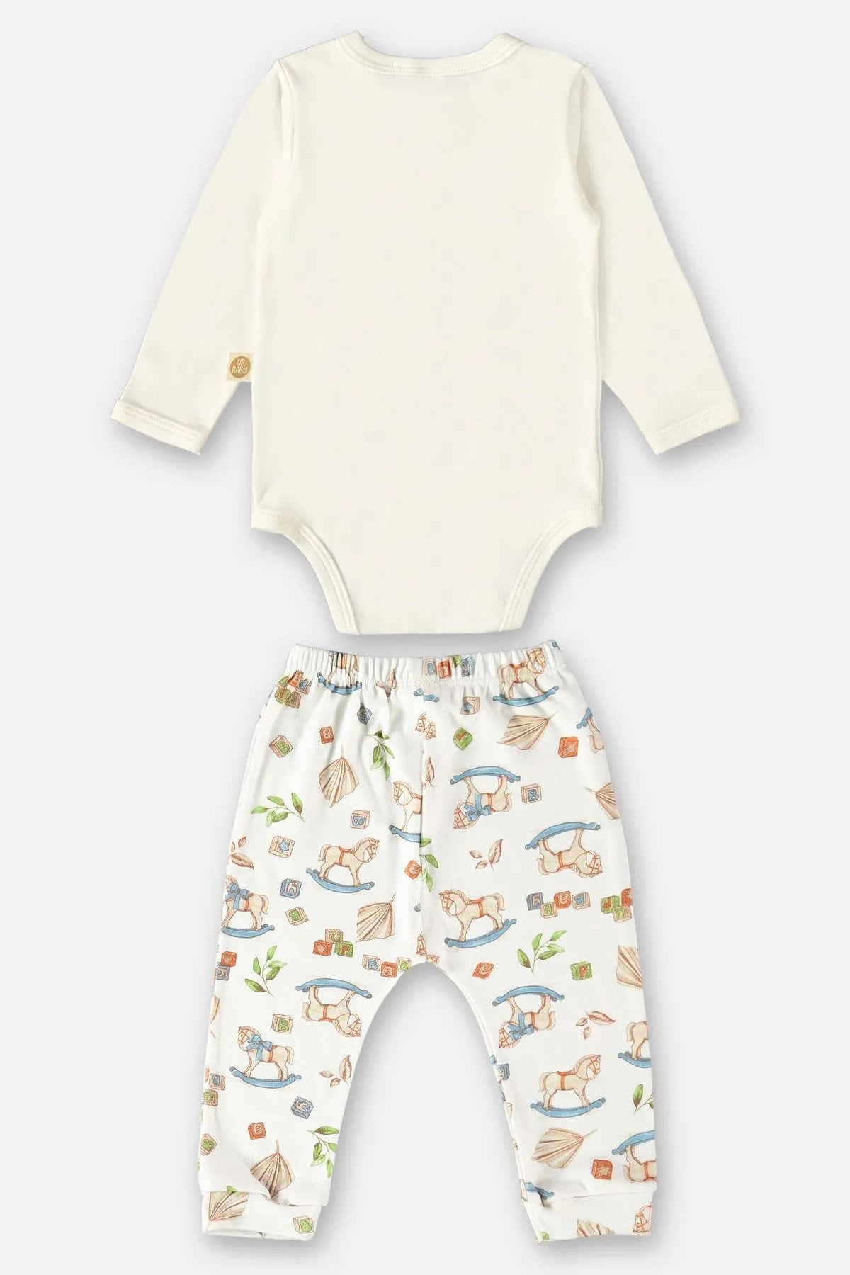 CONJUNTO BODY E CALÇA ESTAMPADO UNISSEX PARA BEBÊ UPBABY