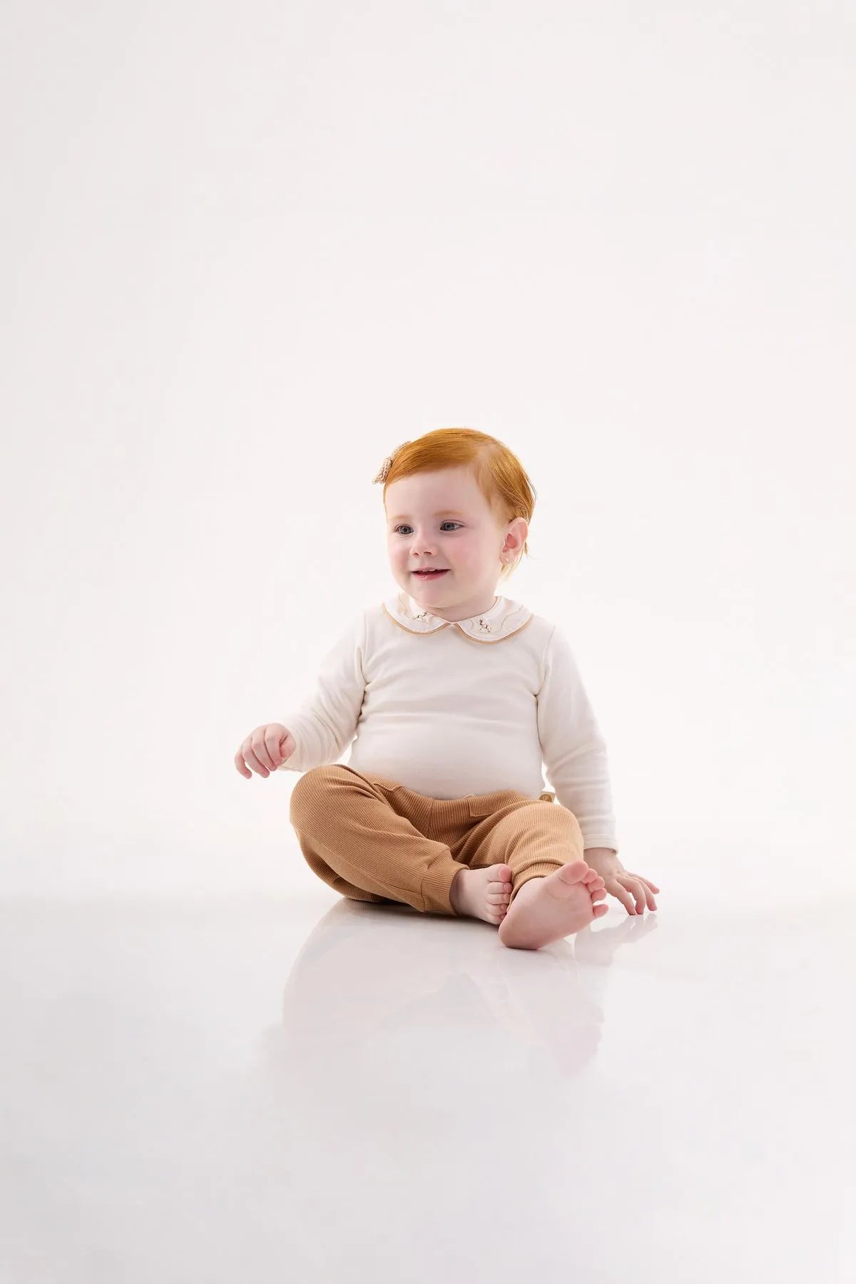 BODY MANGA LONGA GOLA BORDADA COMFY UNISSEX PARA BEBÊ