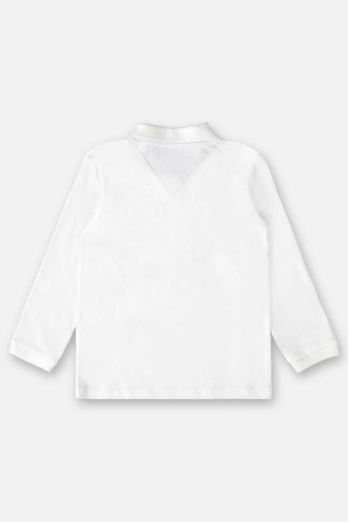 CAMISA POLO MANGA LONGA EM SUEDINE INFANTIL MENINO