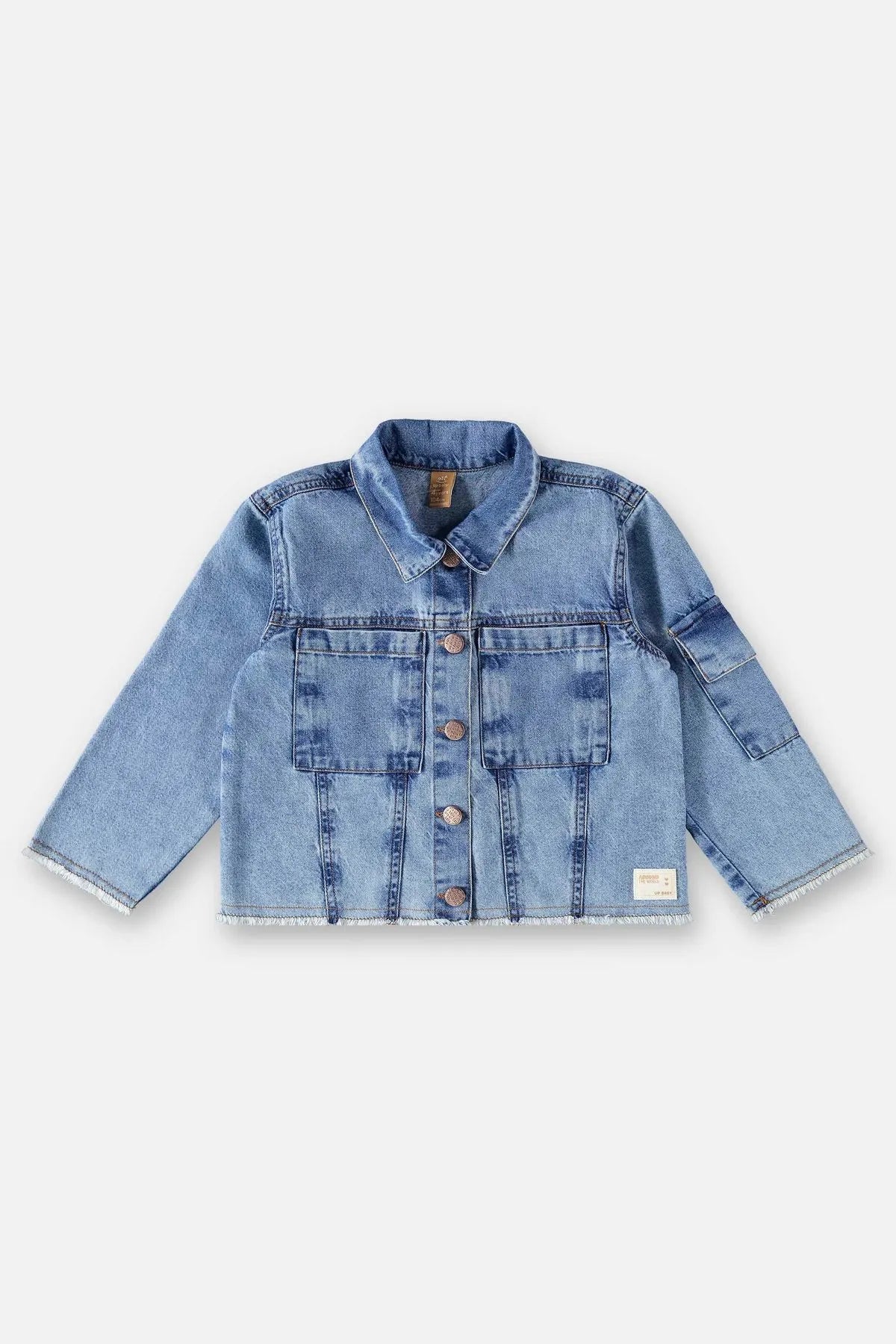 JAQUETA JEANS INFANTIL MENINA