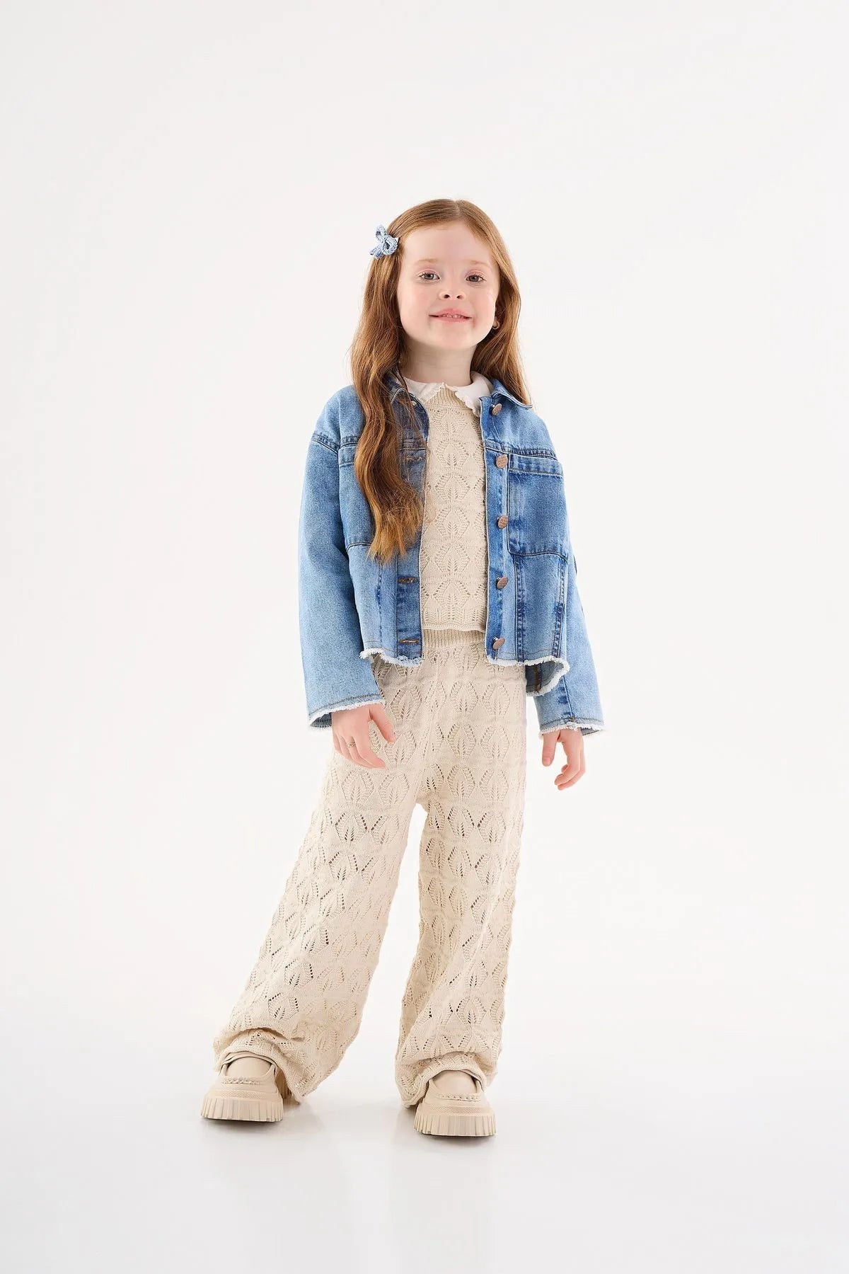 JAQUETA JEANS INFANTIL MENINA