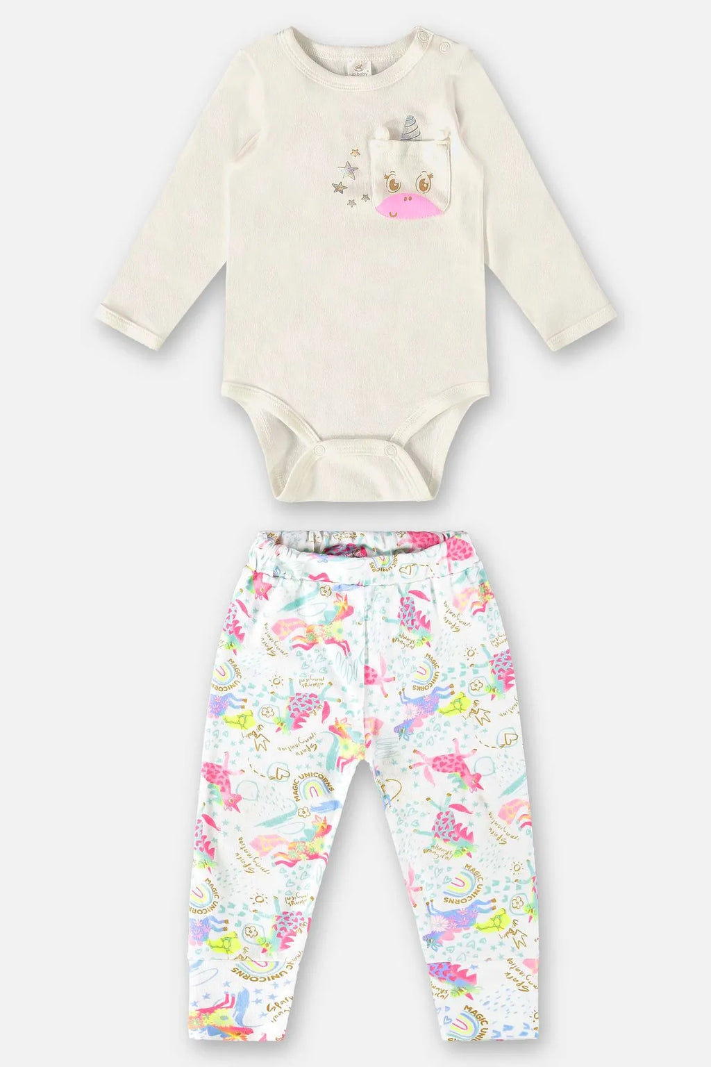 CONJUNTO BODY MANGA LONGA E CALCA EM SUEDINE