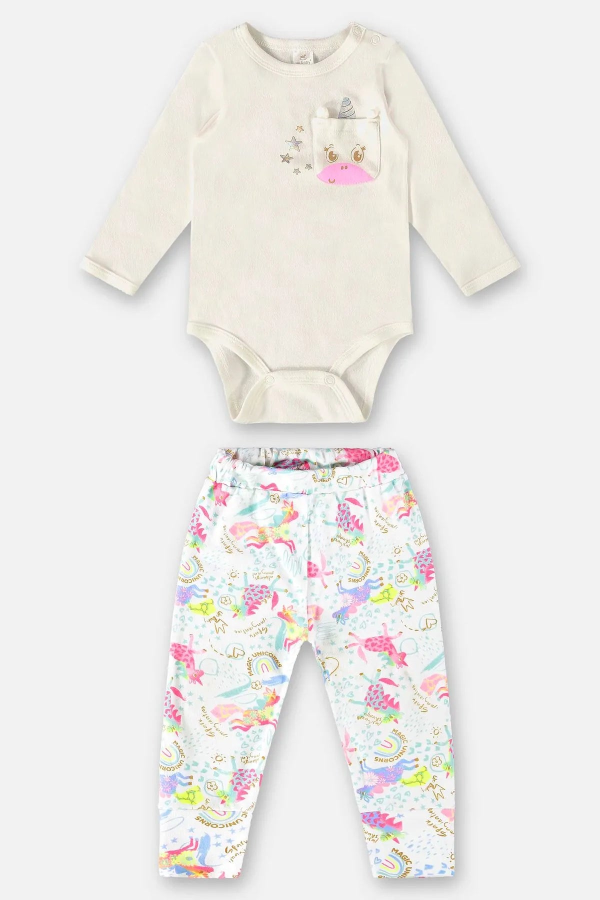 CONJUNTO BODY MANGA LONGA E CALCA EM SUEDINE