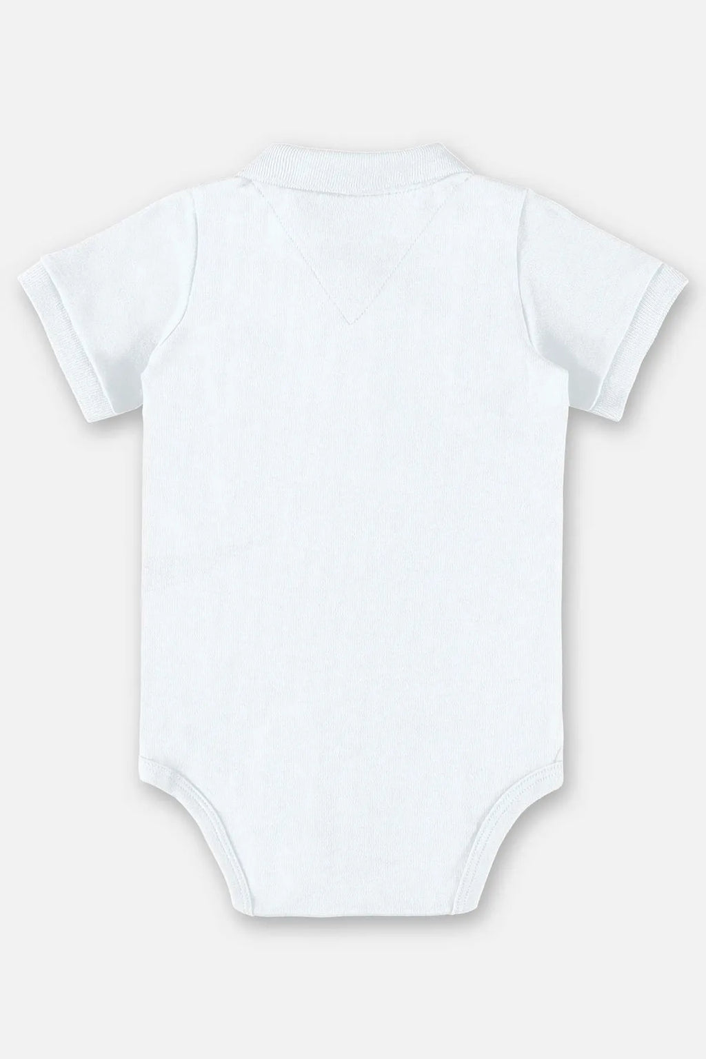 BODY POLO EM SUEDINE PARA BEBÊ MENINO