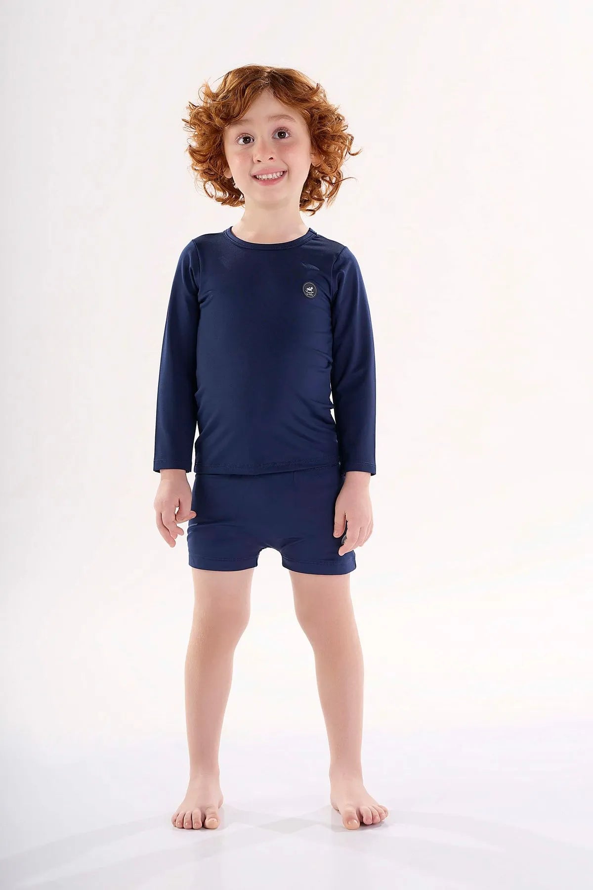 SUNGA BOXER INFANTIL FORRADA COM FPS+50