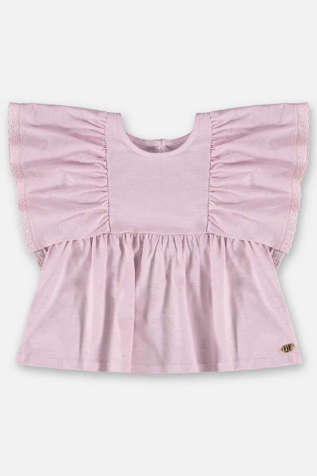 BLUSA INFANTIL EM MEIA MALHA LINHO FLAMÊ