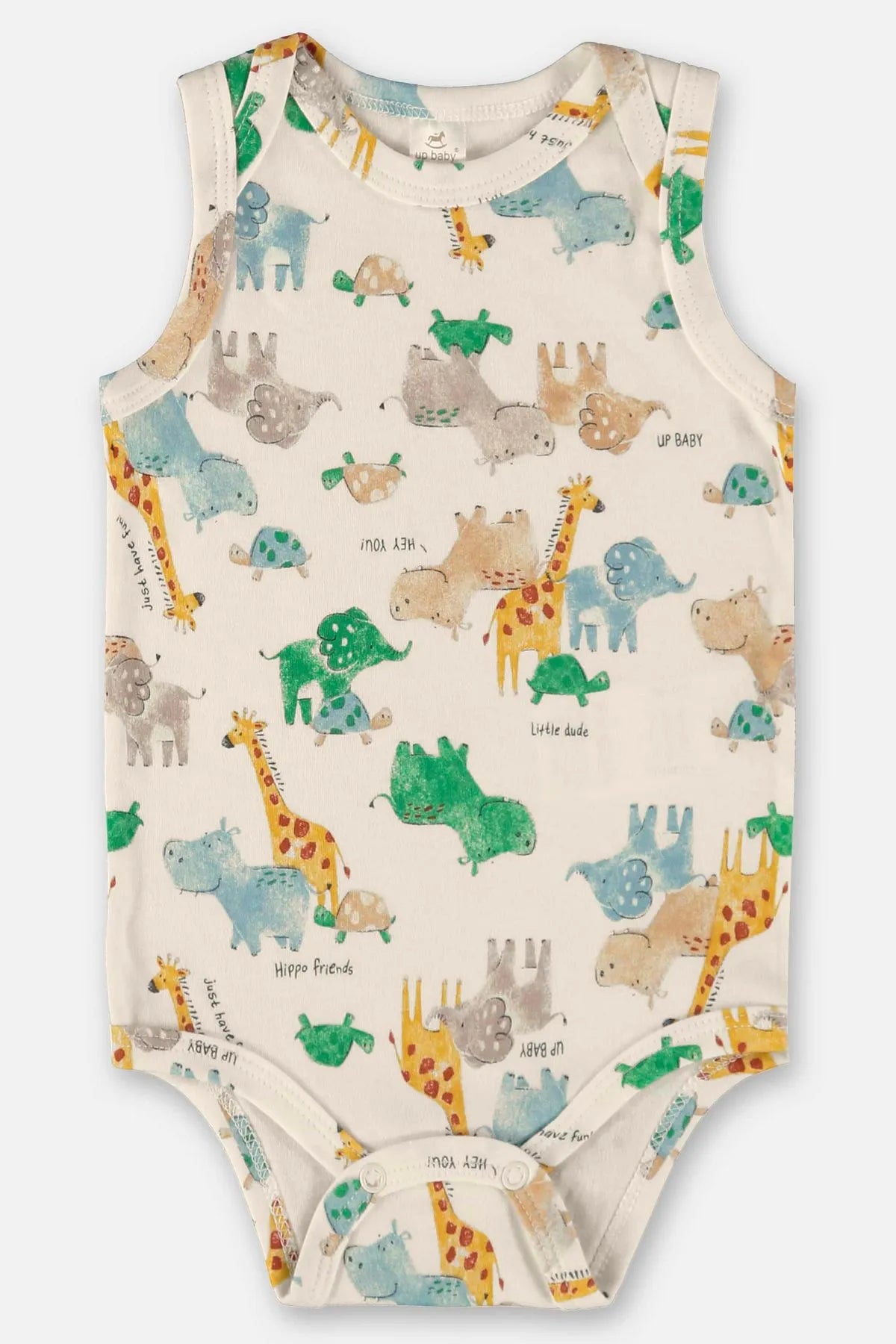 BODY REGATA PARA BEBÊ MENINO EM SUEDINE UPBABY ESSENCIALS