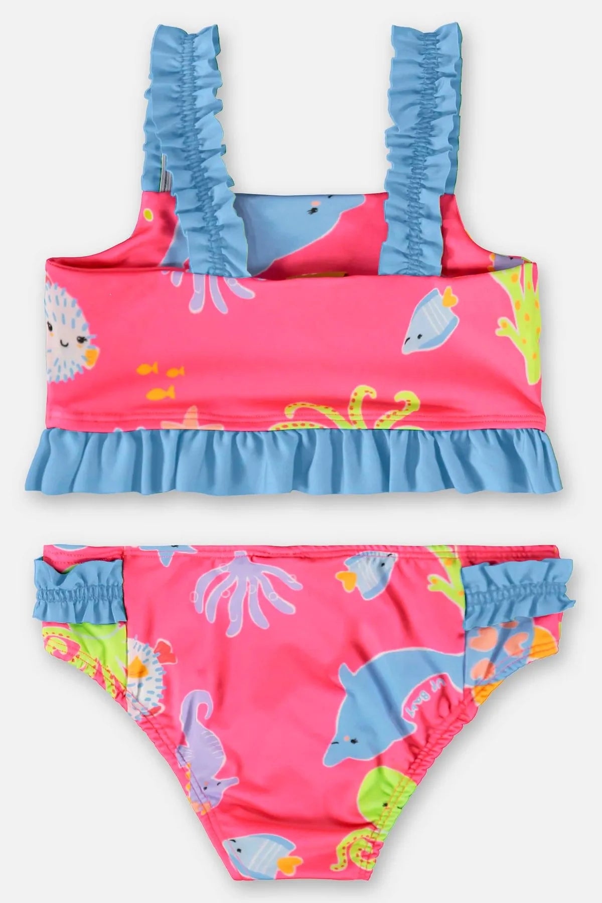 BIQUÍNI INFANTIL DE ALÇAS EM MALHA FPS+50