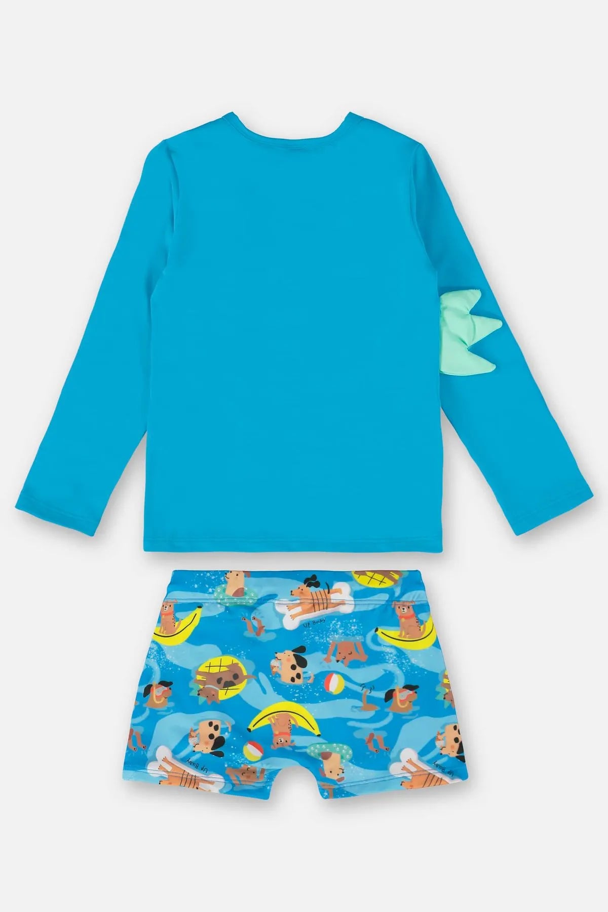 CONJUNTO INFANTIL DE CAMISETA E SUNGA BOXER FPS+50