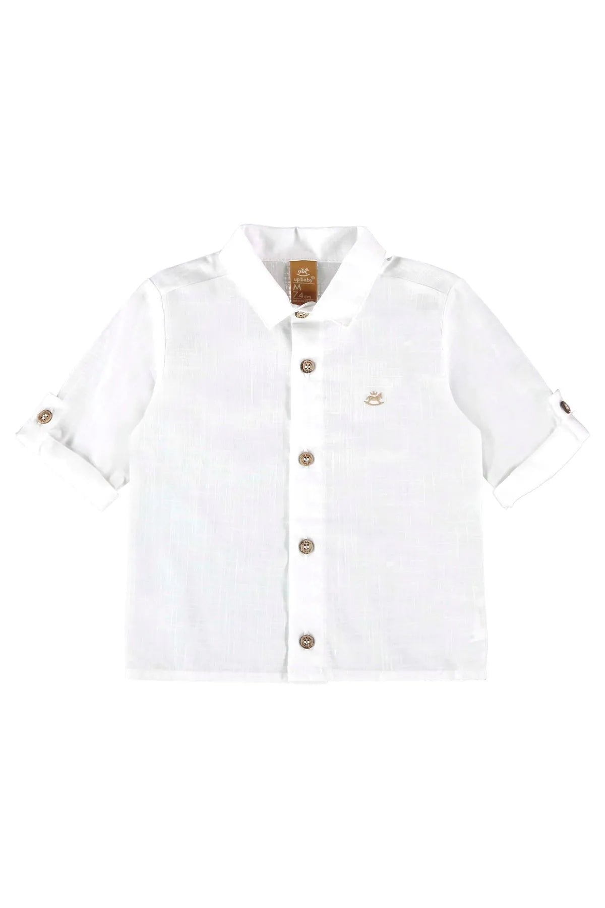 CAMISA MANGA LONGA EM TECIDO Algodão UPBABY 45570