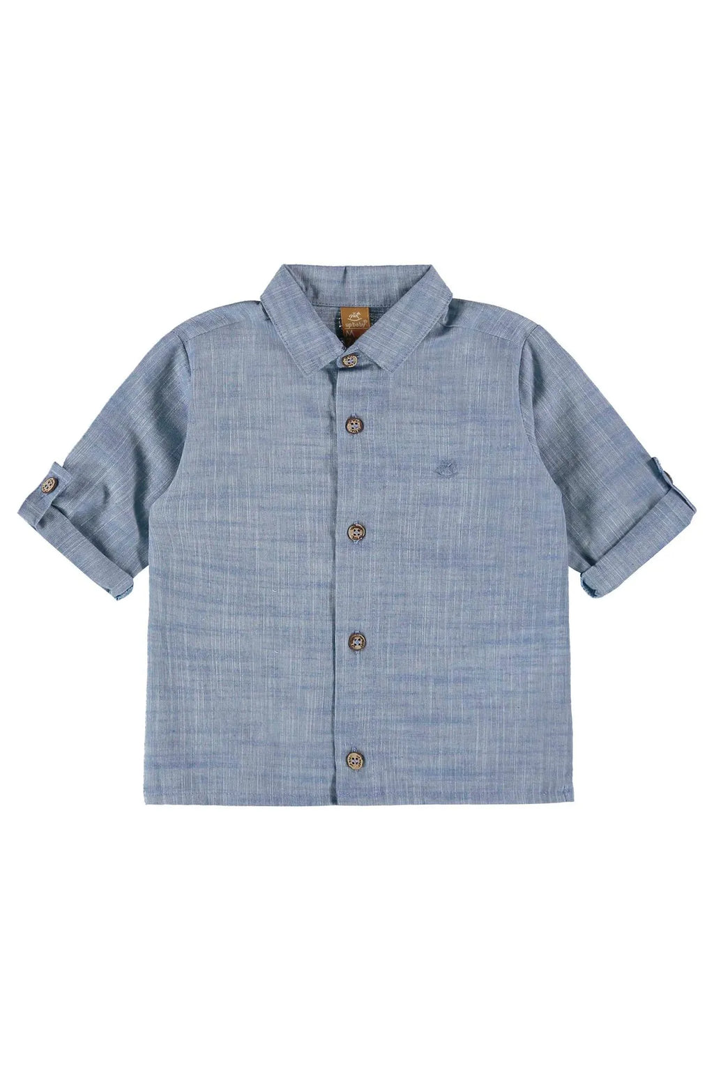 CAMISA MANGA LONGA EM TECIDO Algodão UPBABY 45570