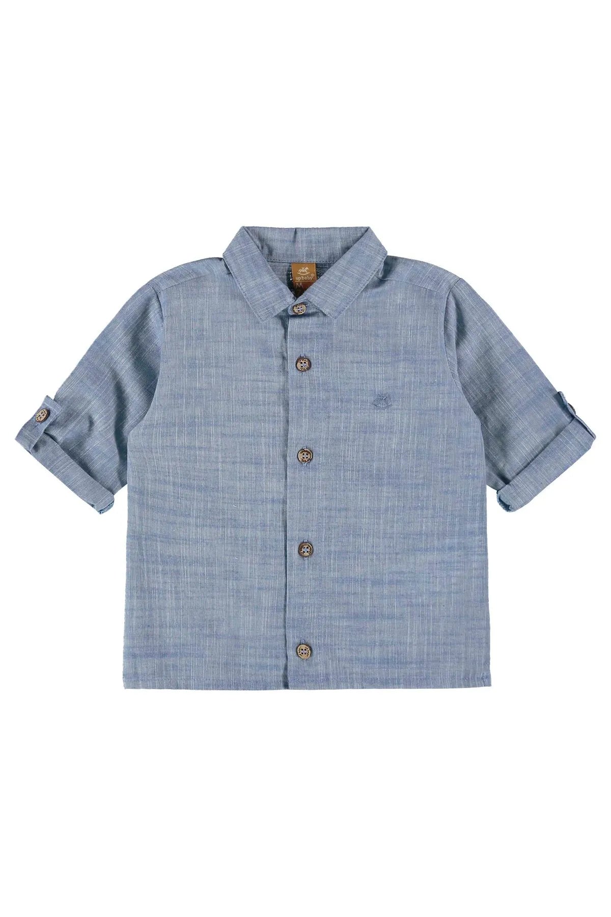 CAMISA MANGA LONGA EM TECIDO Algodão UPBABY 45570