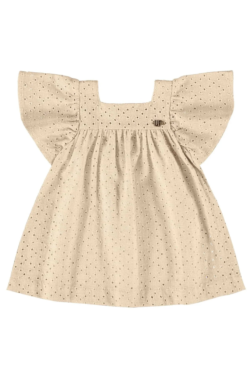 VESTIDO PARA BEBÊ EM LAISE FORRADO UPBABY