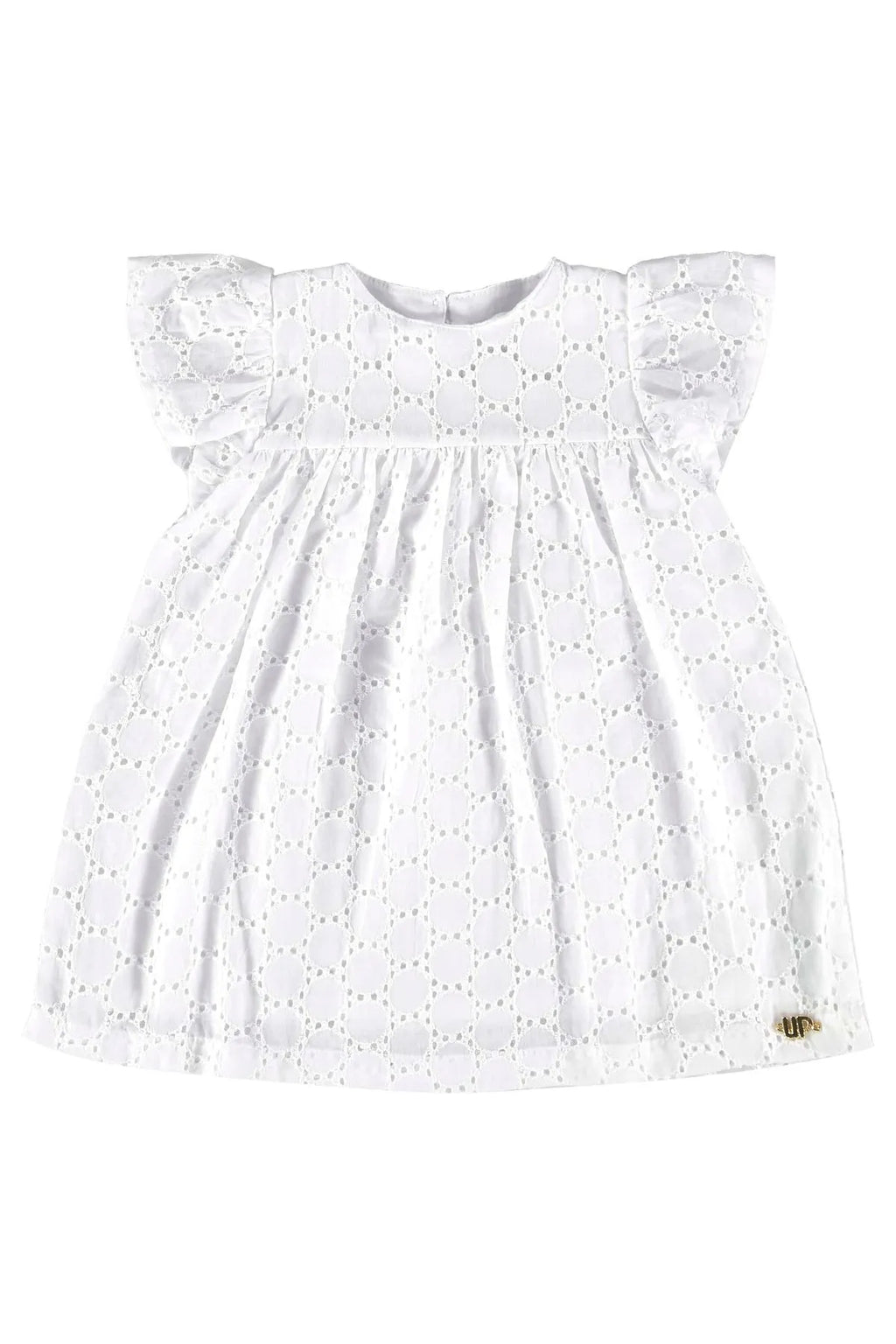 VESTIDO PARA BEBÊ EM LAISE COM FORRO UPBABY