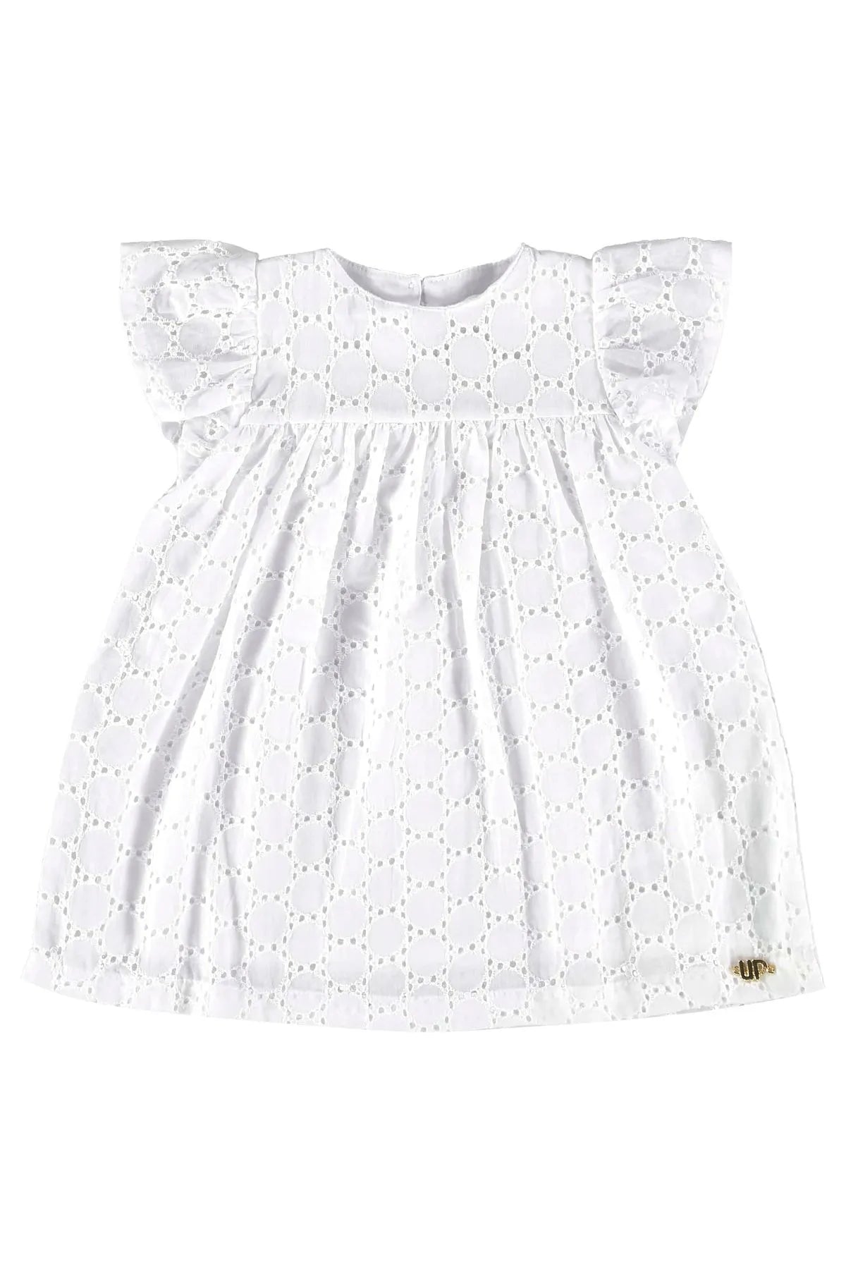 VESTIDO PARA BEBÊ EM LAISE COM FORRO UPBABY