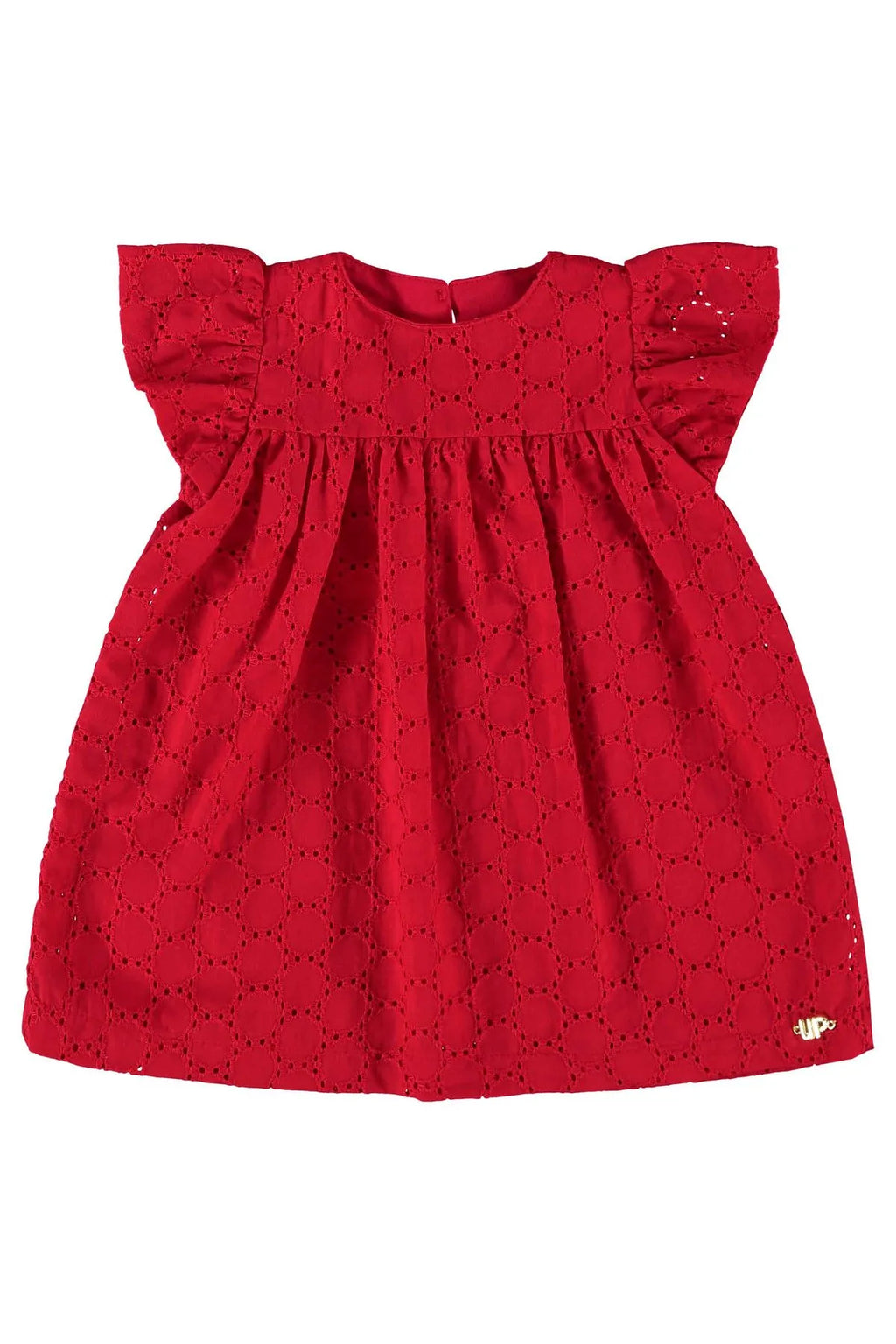 VESTIDO PARA BEBÊ EM LAISE COM FORRO UPBABY