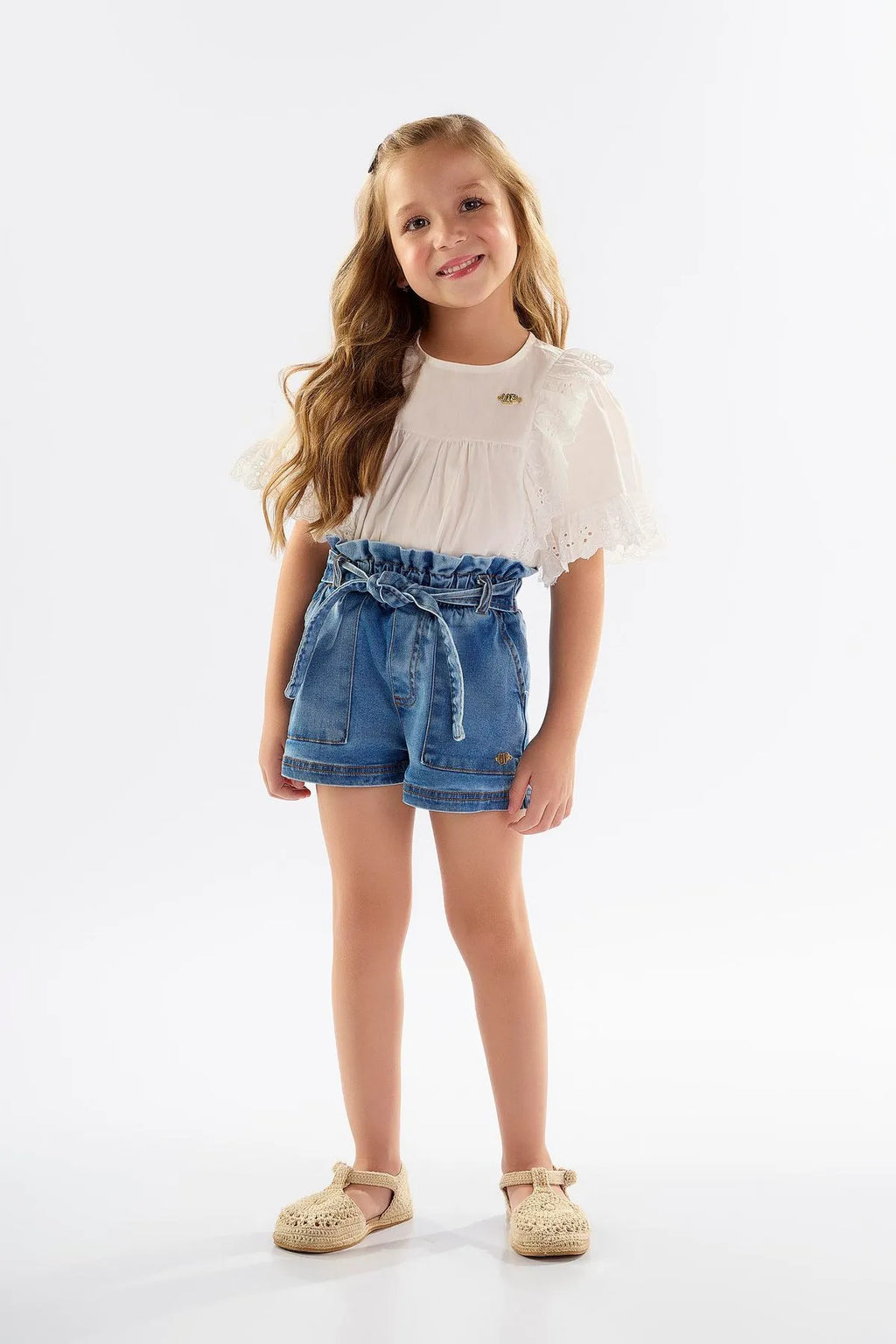 SHORT JEANS COM ELASTANO UPBABY REF. 45594