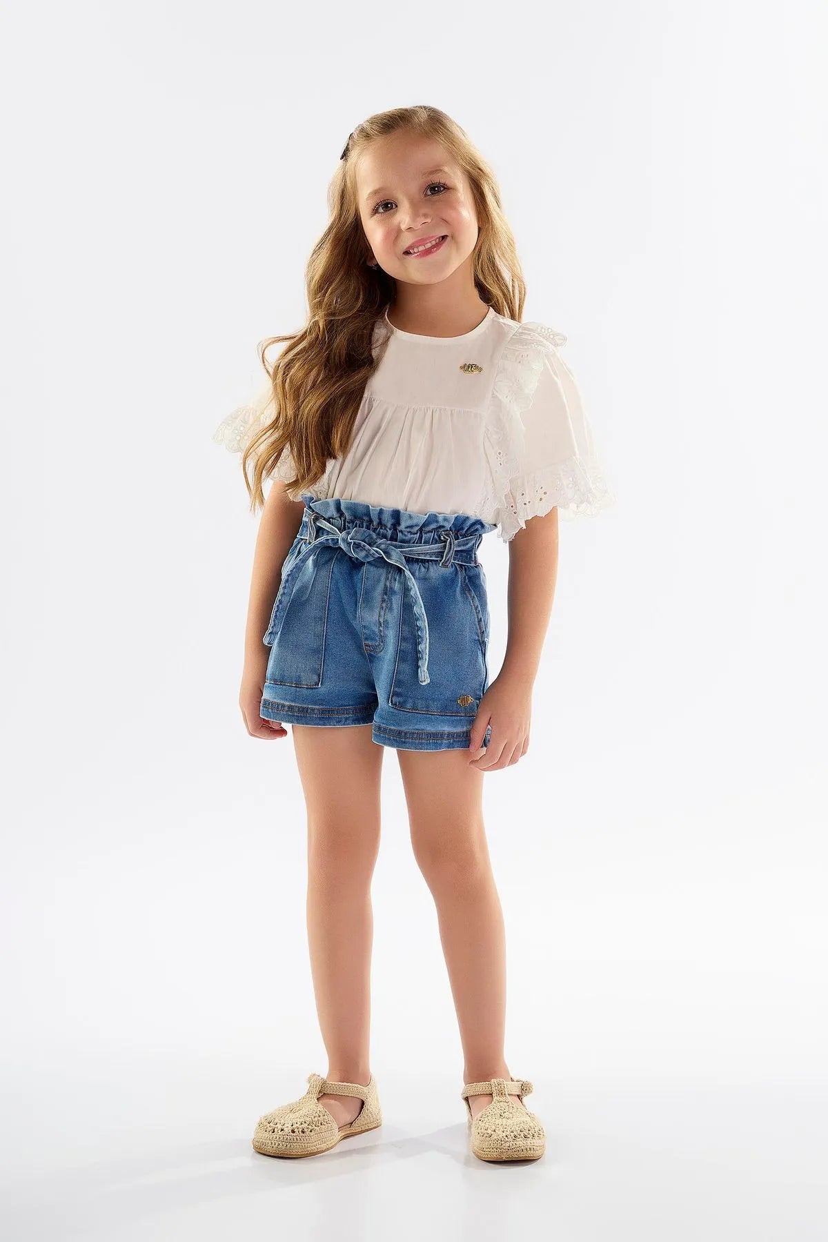 SHORT JEANS COM ELASTANO UPBABY REF. 45594