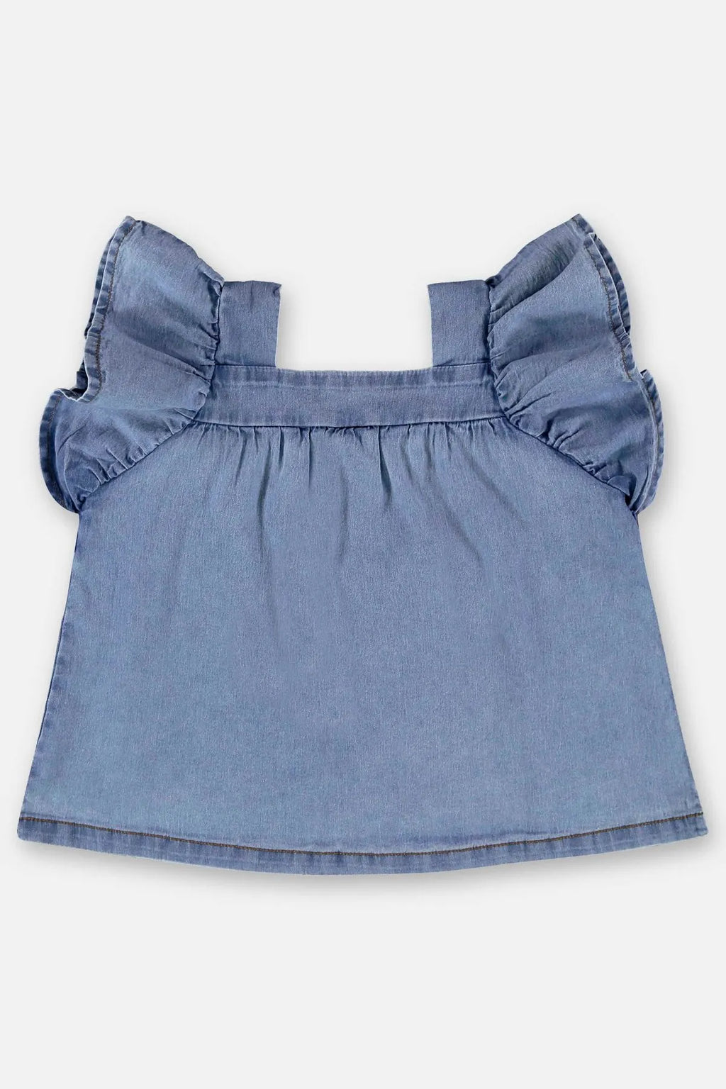 BLUSA MANGA CURTA JEANS COM ELASTANO UPBABY 45597