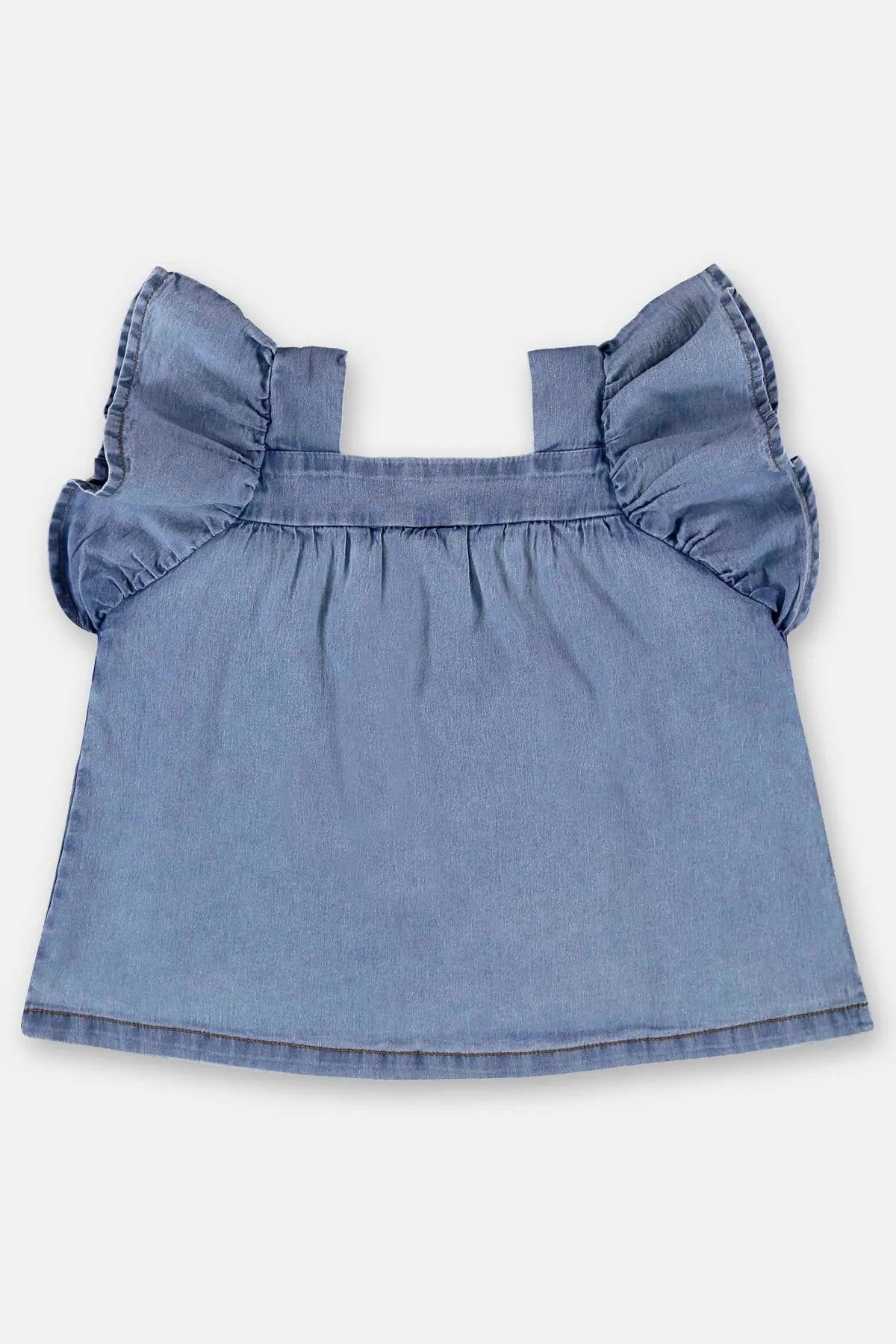 BLUSA MANGA CURTA JEANS COM ELASTANO UPBABY 45597