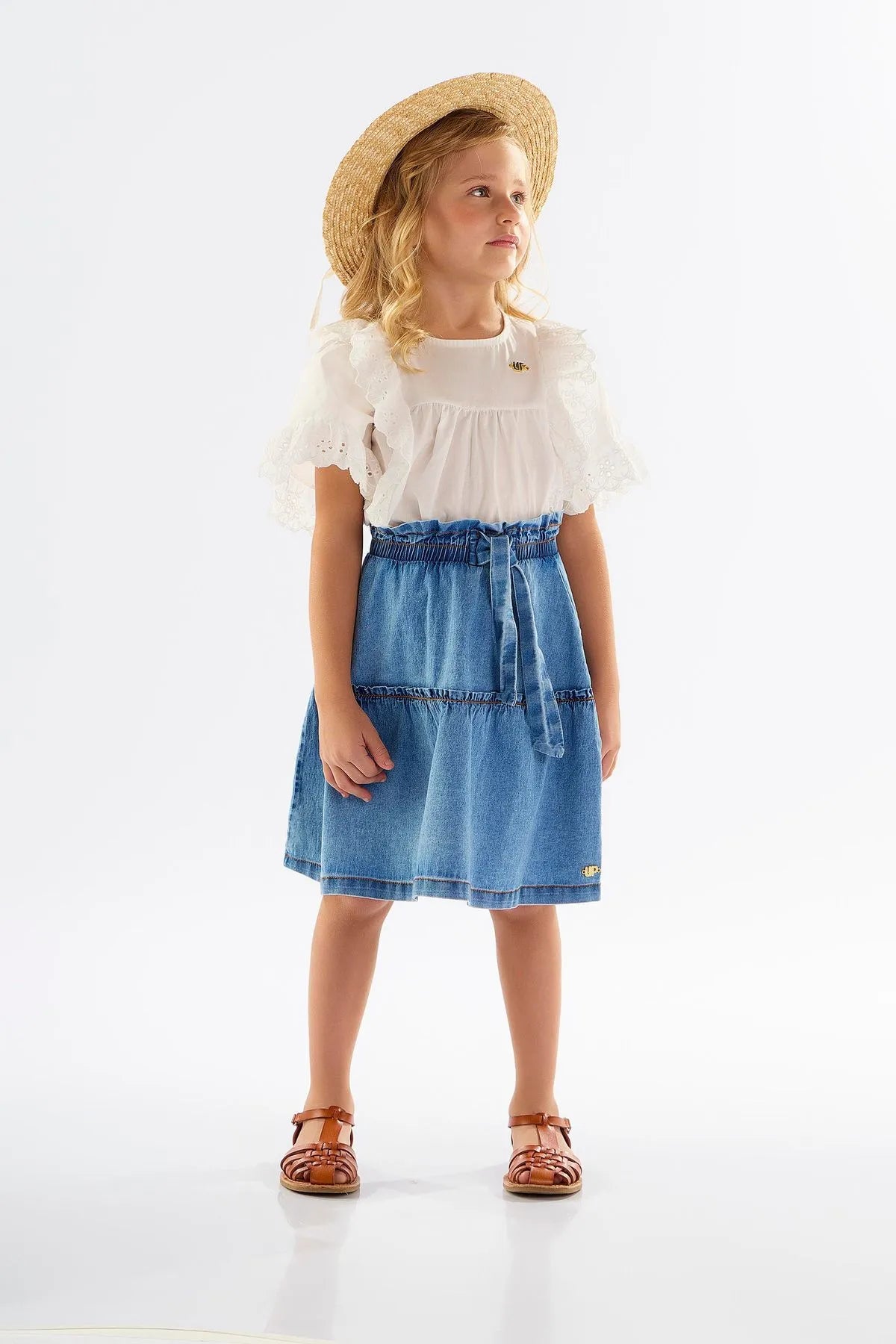 SAIA MIDI JEANS COM ELASTANO UPBABY REF. 45598