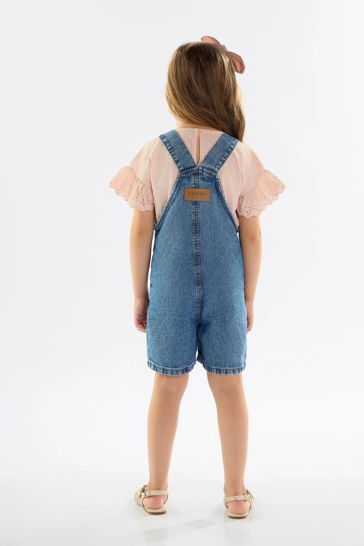 JARDINEIRA JEANS UNISSEX UPBABY