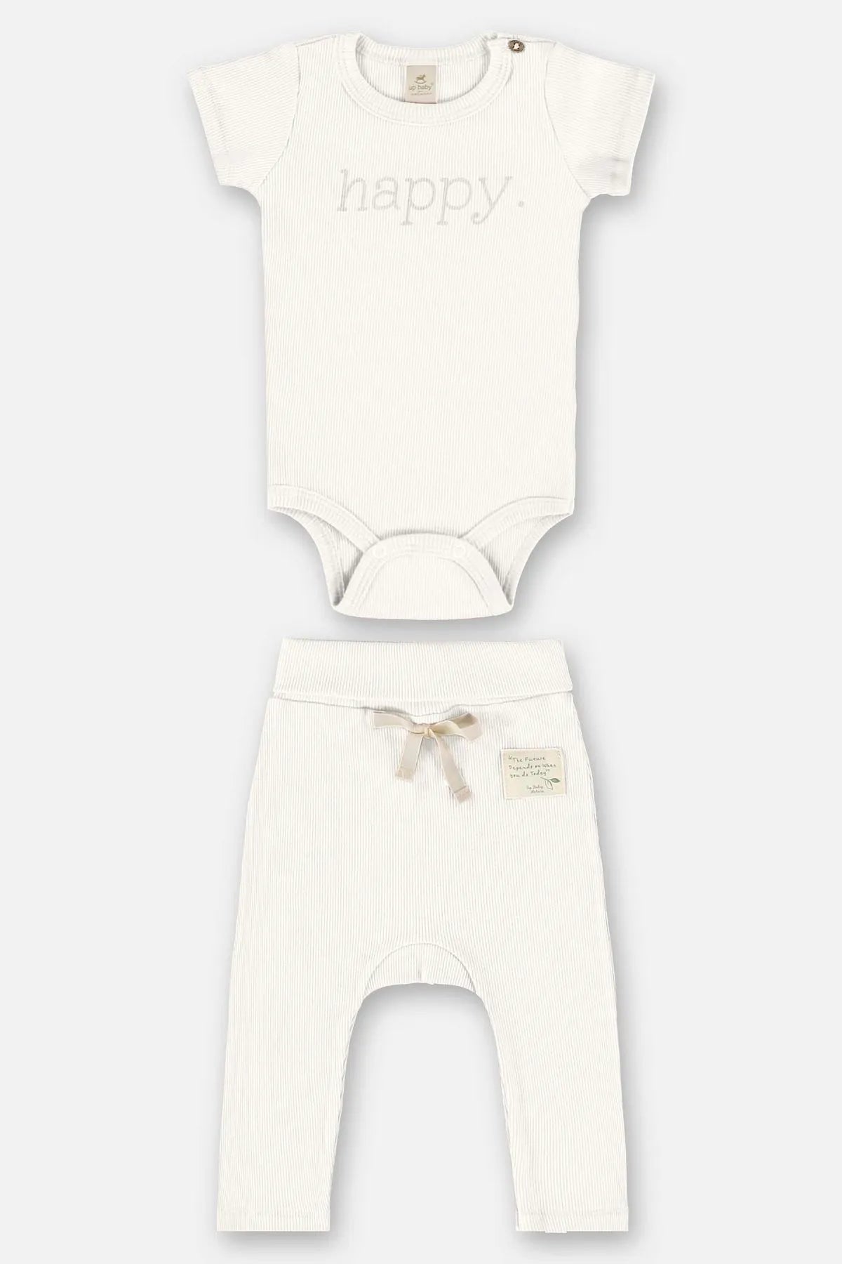 CONJUNTO BODY E CALCA EM RIBANA SUSTENTAVEL