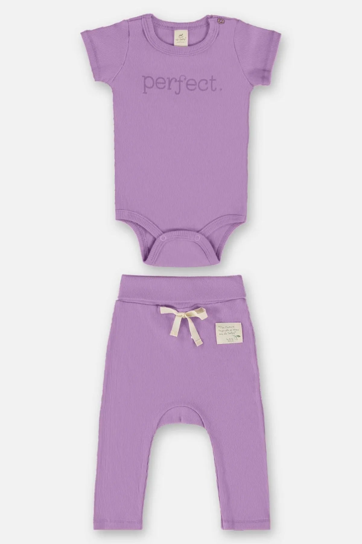 CONJUNTO BODY E CALCA EM RIBANA SUSTENTAVEL
