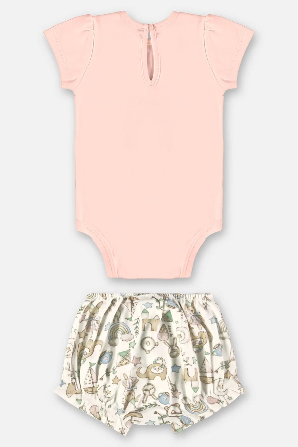 CONJUNTO BODY E SHORT EM SUEDINE CONFY UPBABY REF.45623