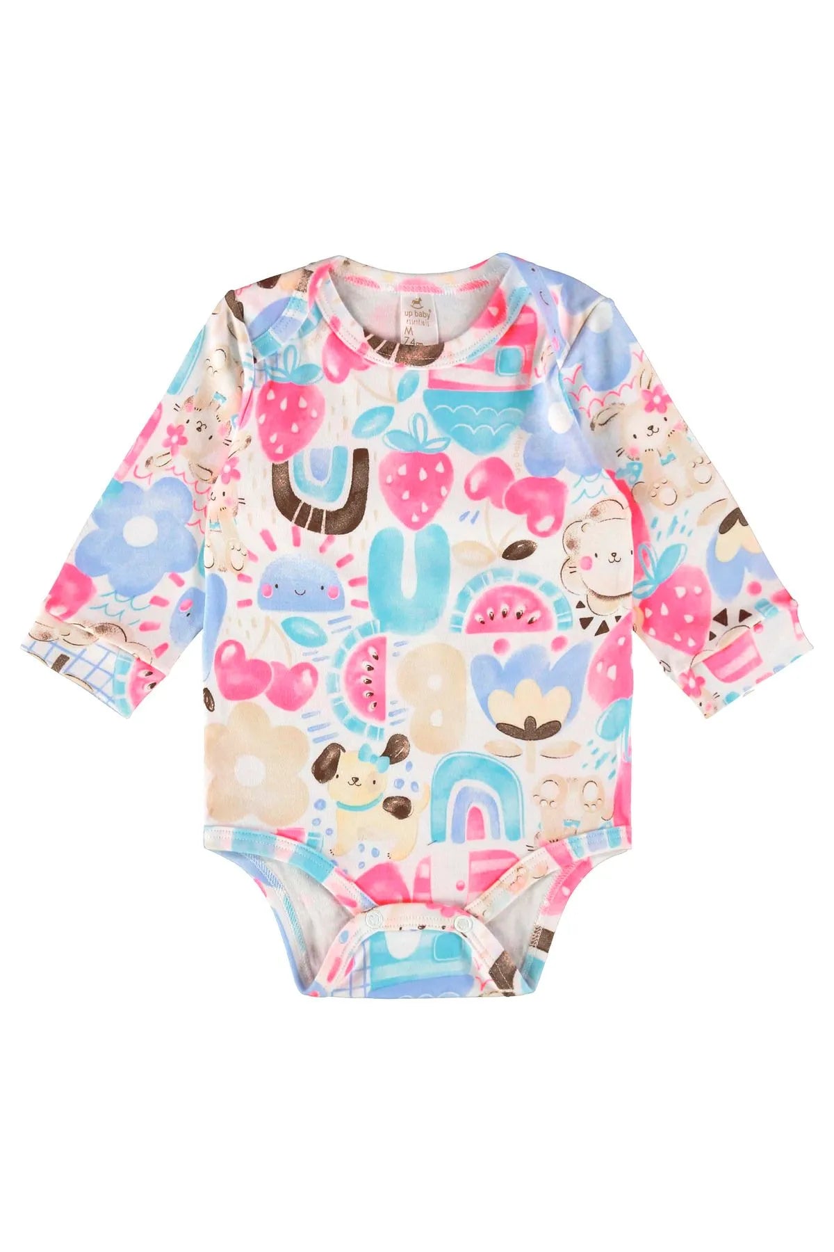 BODY MANGA LONGA EM SUEDINE ESSENCIALS UPBABY REF. 45651