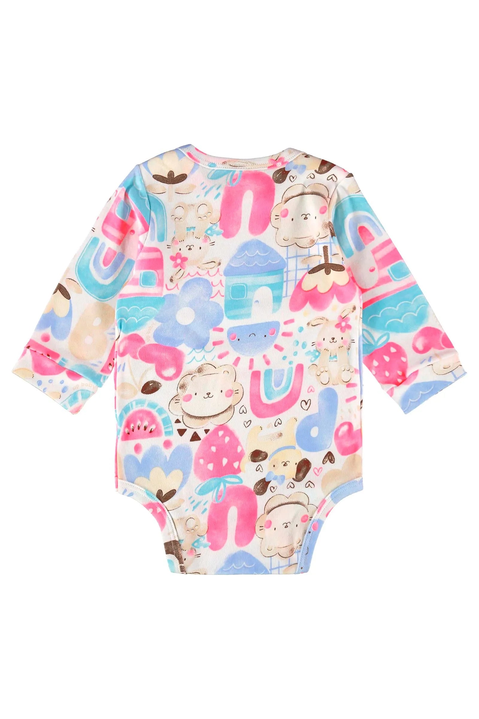 BODY MANGA LONGA EM SUEDINE ESSENCIALS UPBABY REF. 45651