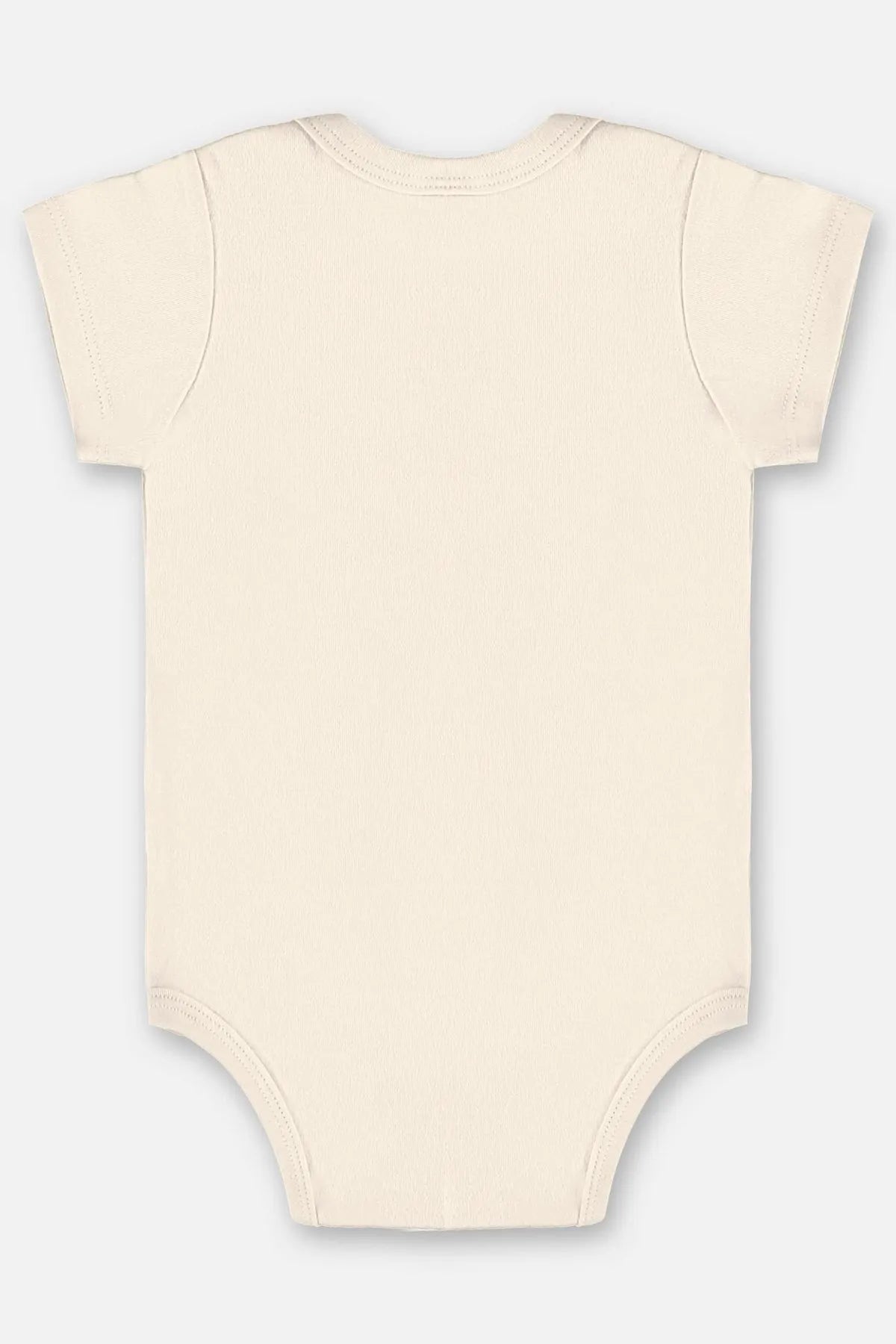BODY MANGA CURTA PARA BEBÊ MENINO EM SUEDINE UPBABY ESSENCIALS