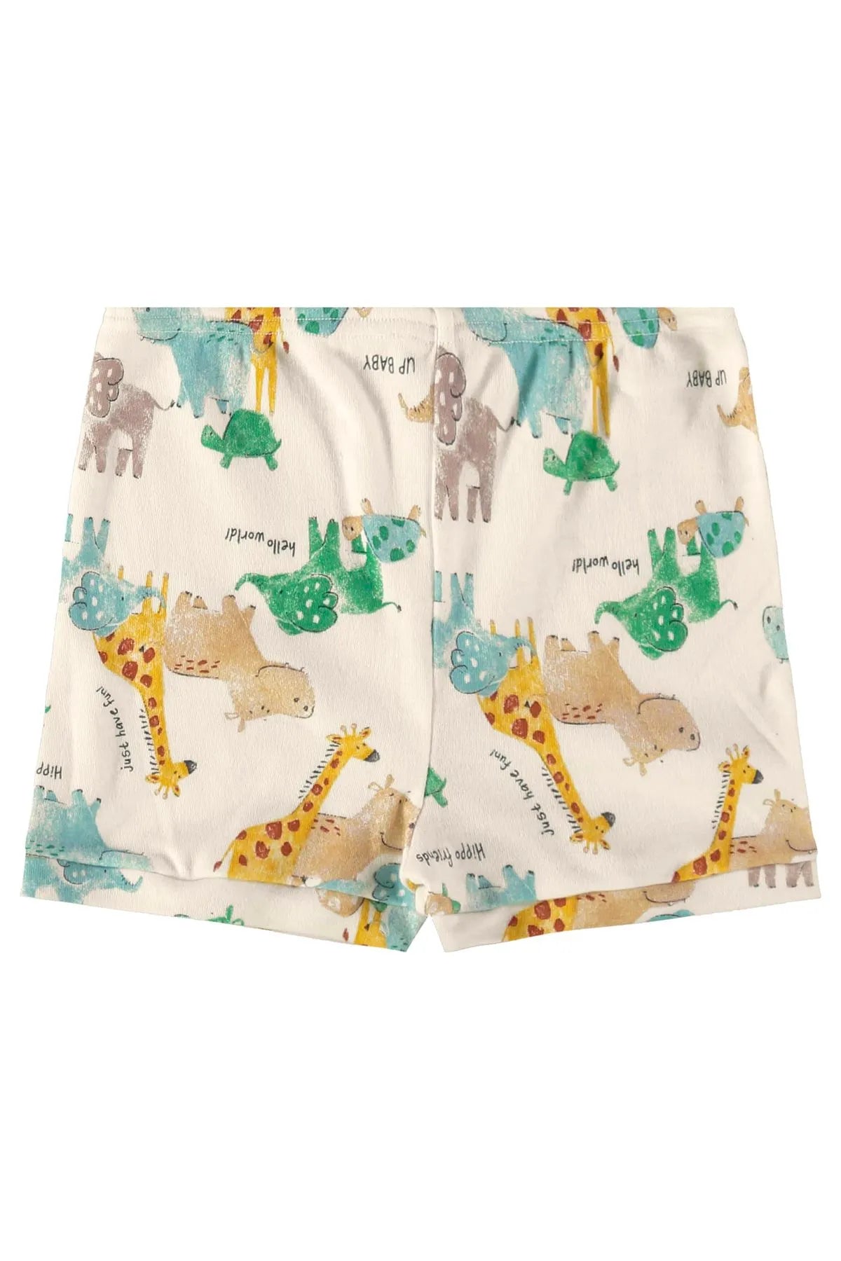 SHORT EM SUEDINE ESSENCIAL ANIMAIS UPBABY REF. 45666