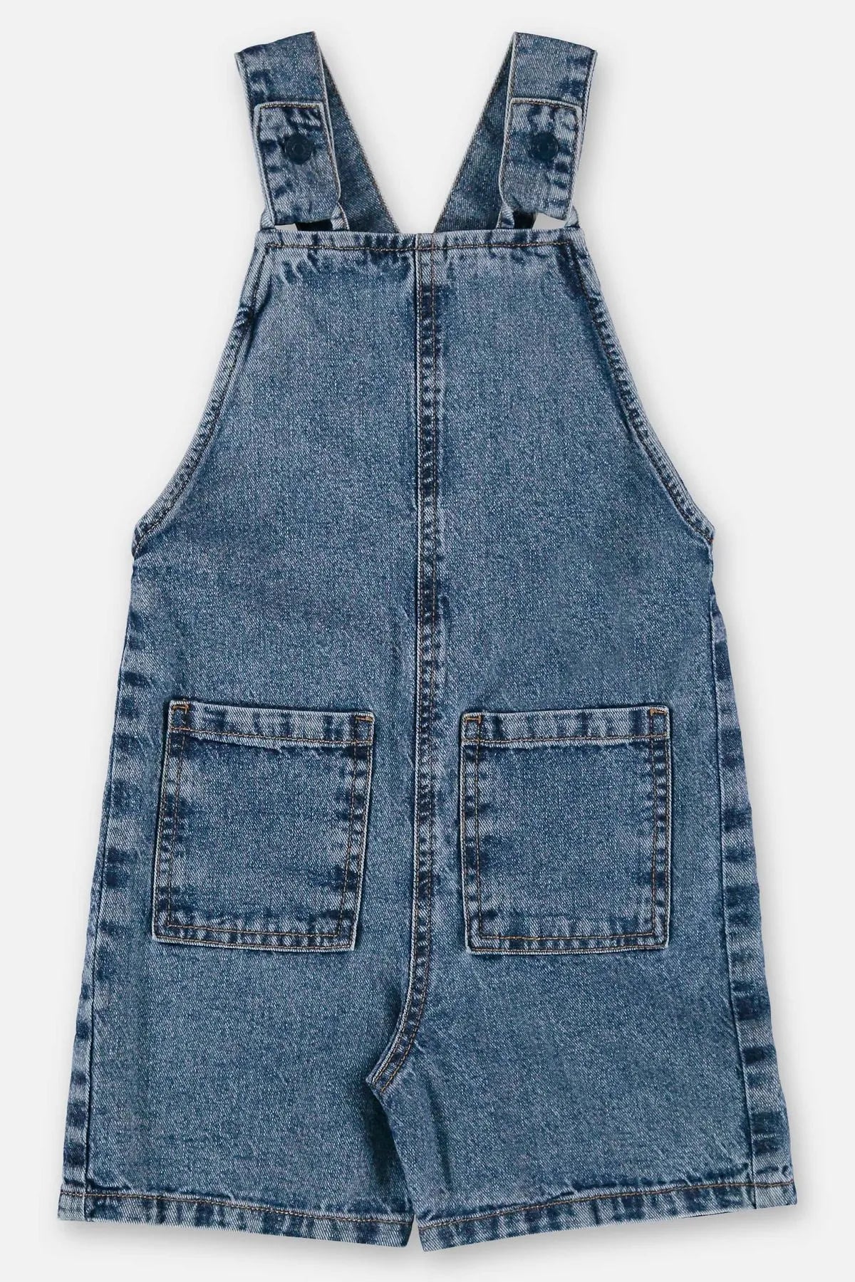 JARDINEIRA JEANS UNISSEX UPBABY