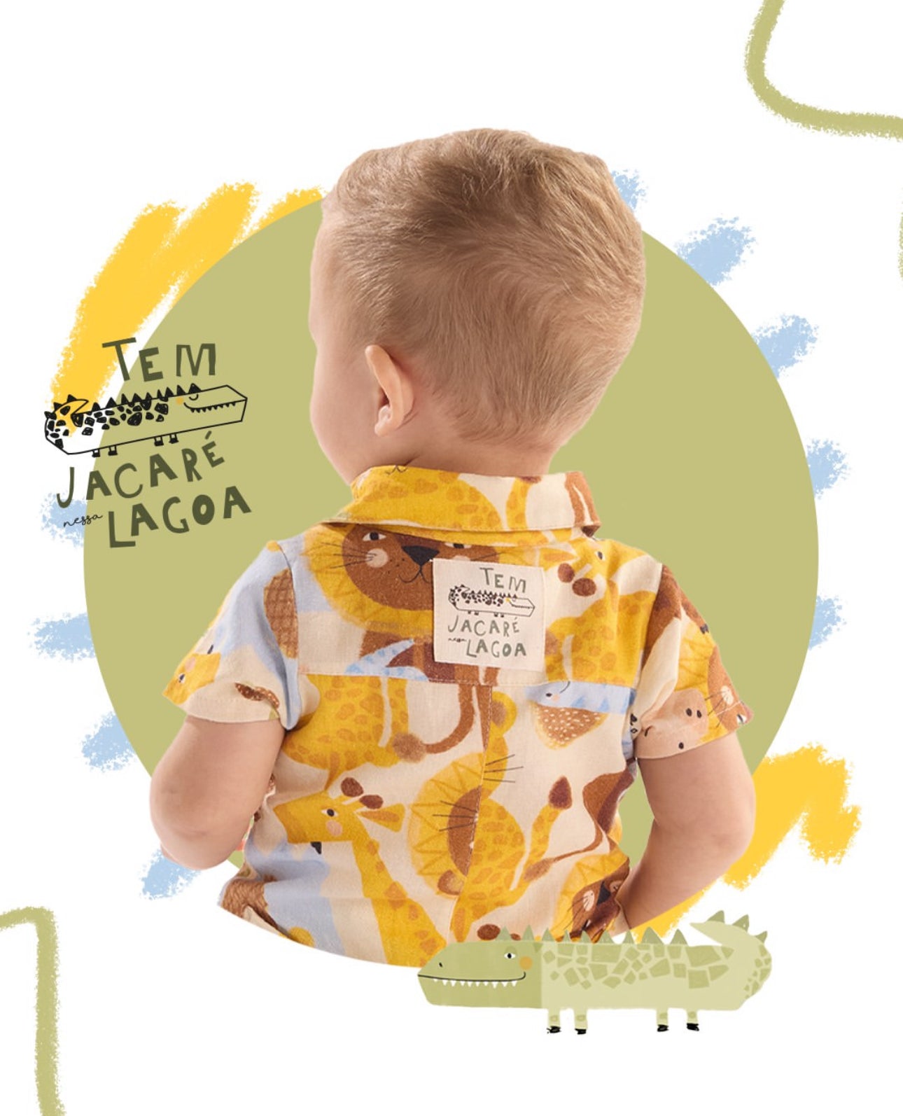 MACAQUINHO SAFARI PARA BEBÊ MENINO EM VISCOLINHO (OFF WHITE)
Ref: 62268