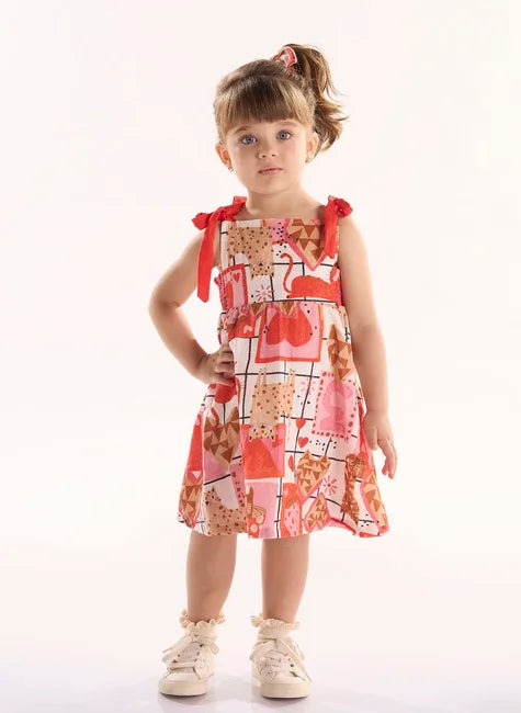 VESTIDO ALCAS EM VISCOLINHO