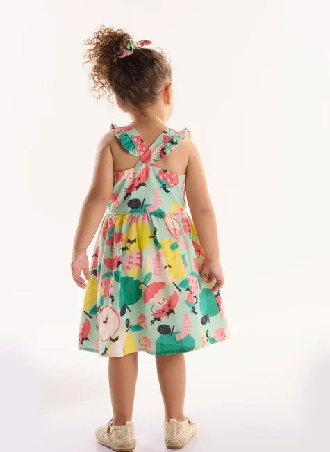 VESTIDO S/ MANGA EM VISCOLINHO