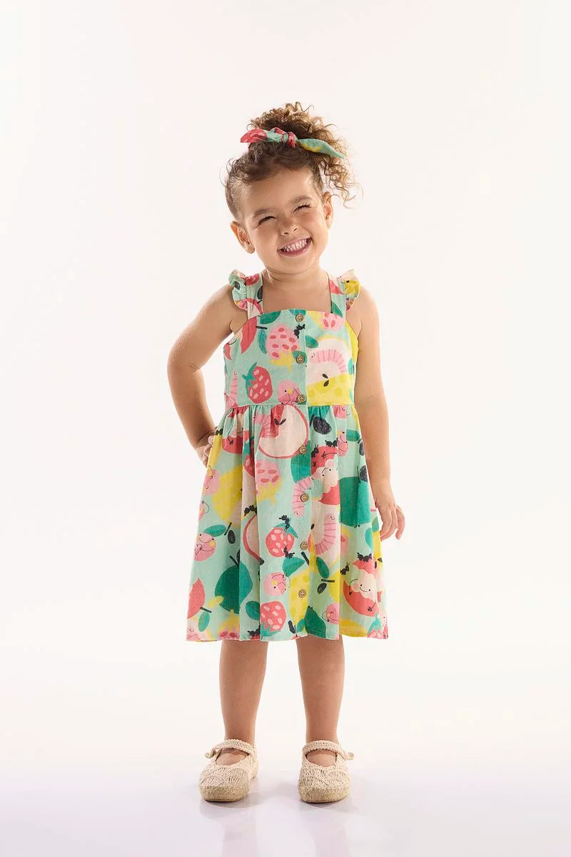 VESTIDO S/ MANGA EM VISCOLINHO