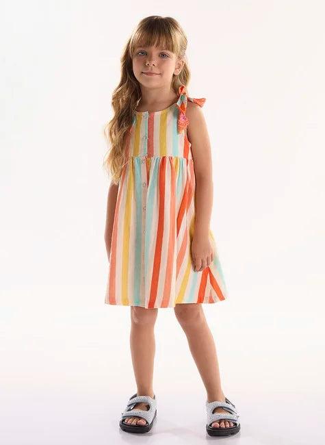 VESTIDO INFANTIL EM VISCOLINHO COM ALÇAS INTERESTELAR