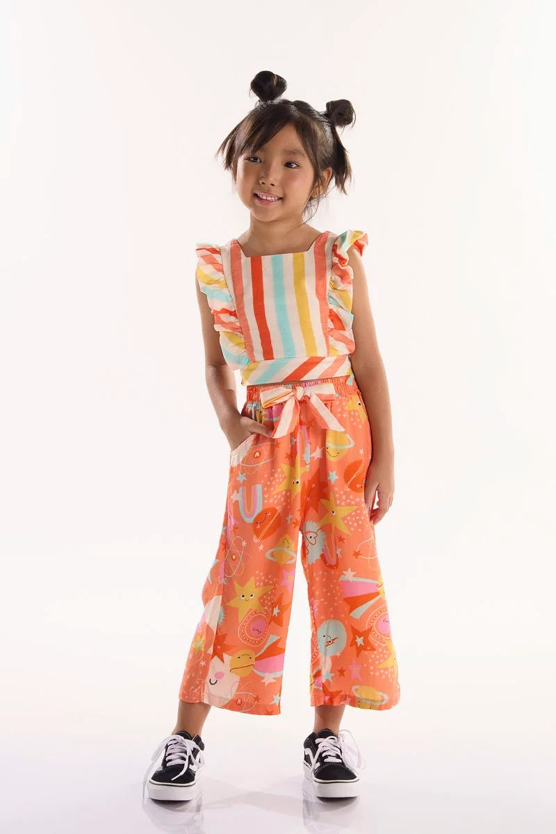 CONJUNTO BLUSA VISCOLINHO CALCA VISCOSE