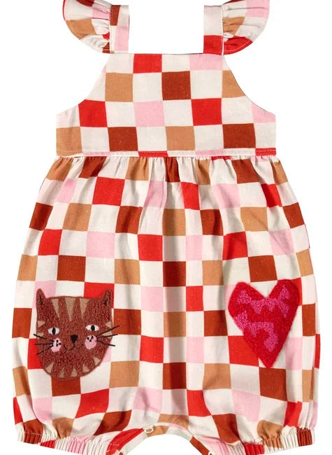 MACAQUINHO EM VISCOLINHO Xadrez  Ref. 62260