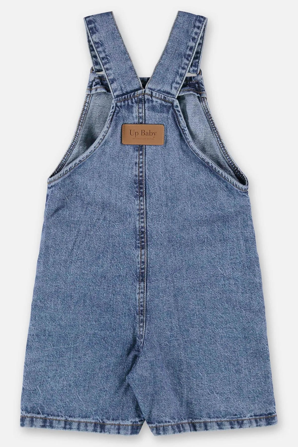 JARDINEIRA JEANS UNISSEX UPBABY