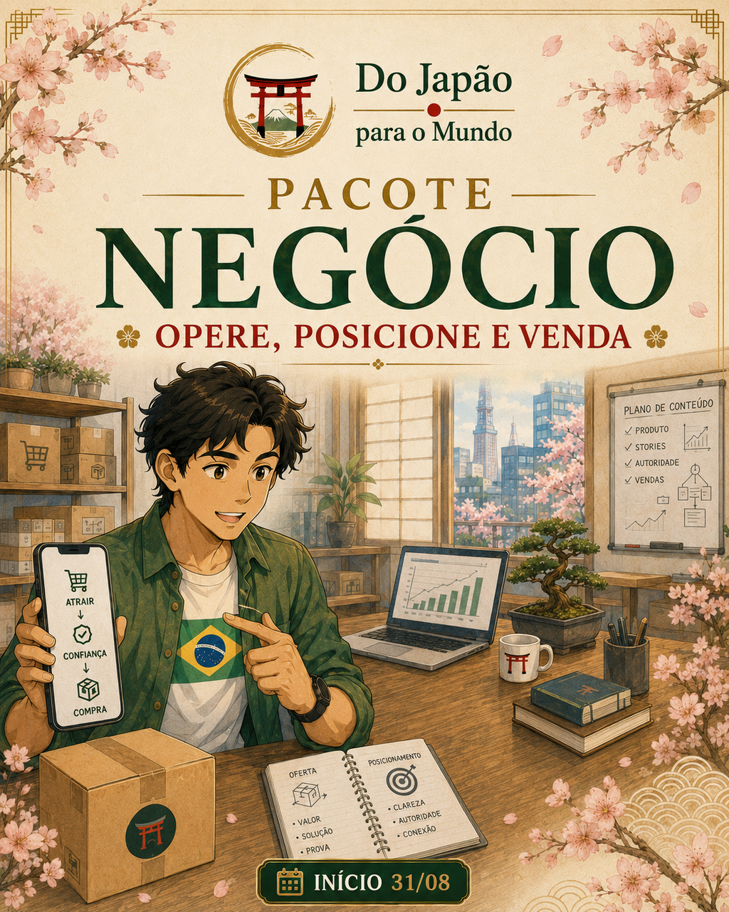 Curso "do Japão para o Mundo"