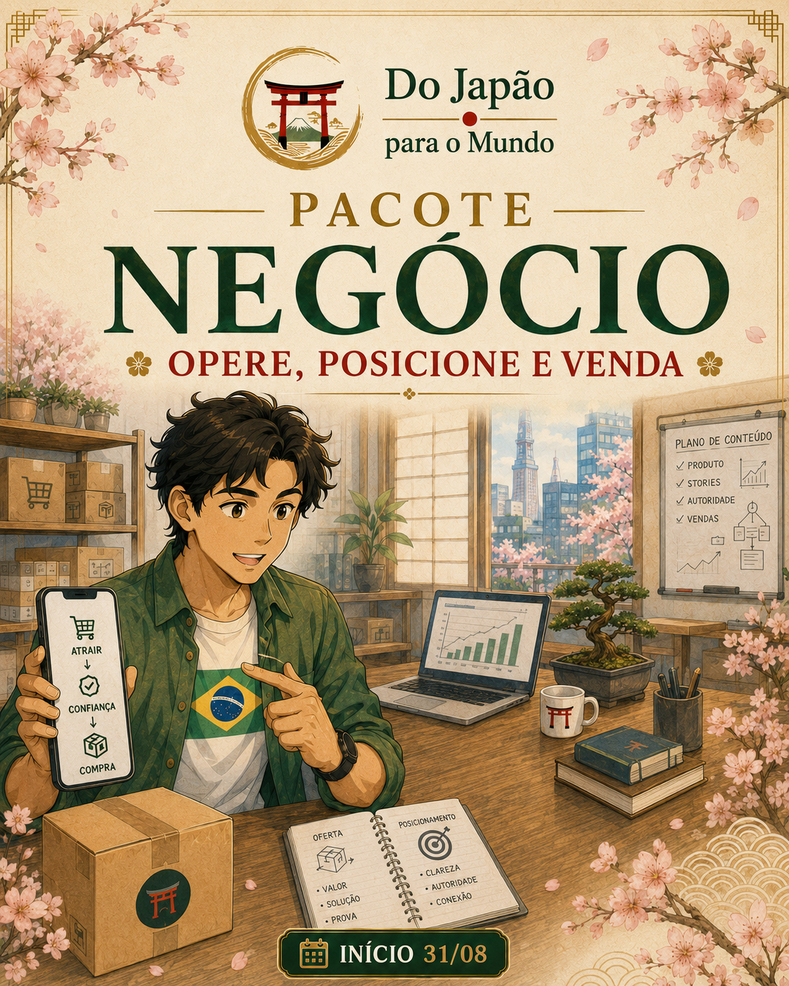 Curso "do Japão para o Mundo"