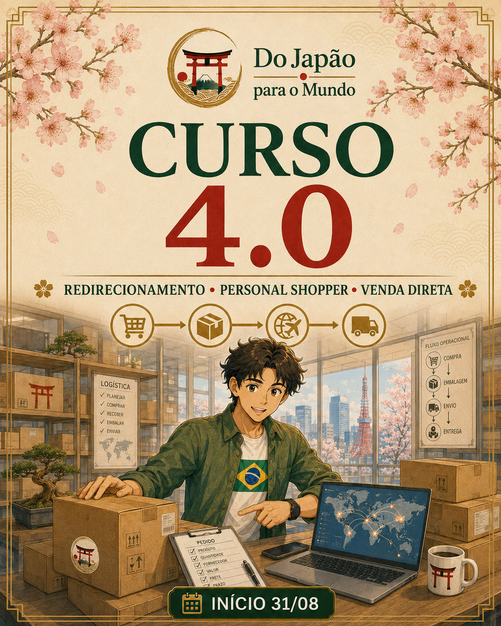Curso "do Japão para o Mundo"