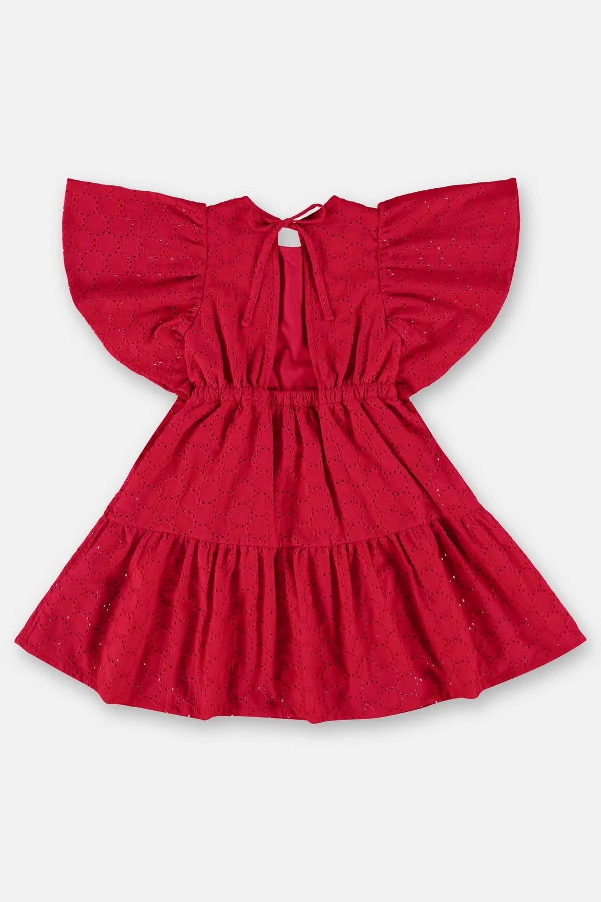 VESTIDO INFANTIL EM LAISE COM FORRO UPBABY